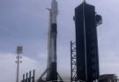 SpaceX Falcon 9 Rocket at Kennedy Space Center Launch Complex 39A